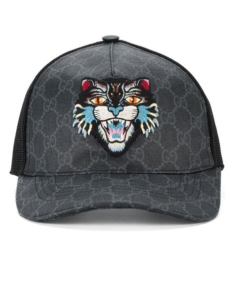 gucci black cat hat|gucci hats: Accessories & More .